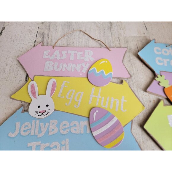 Easter bunny arrow jelly Bean spring Xmas home decor set - Picture 4 of 9